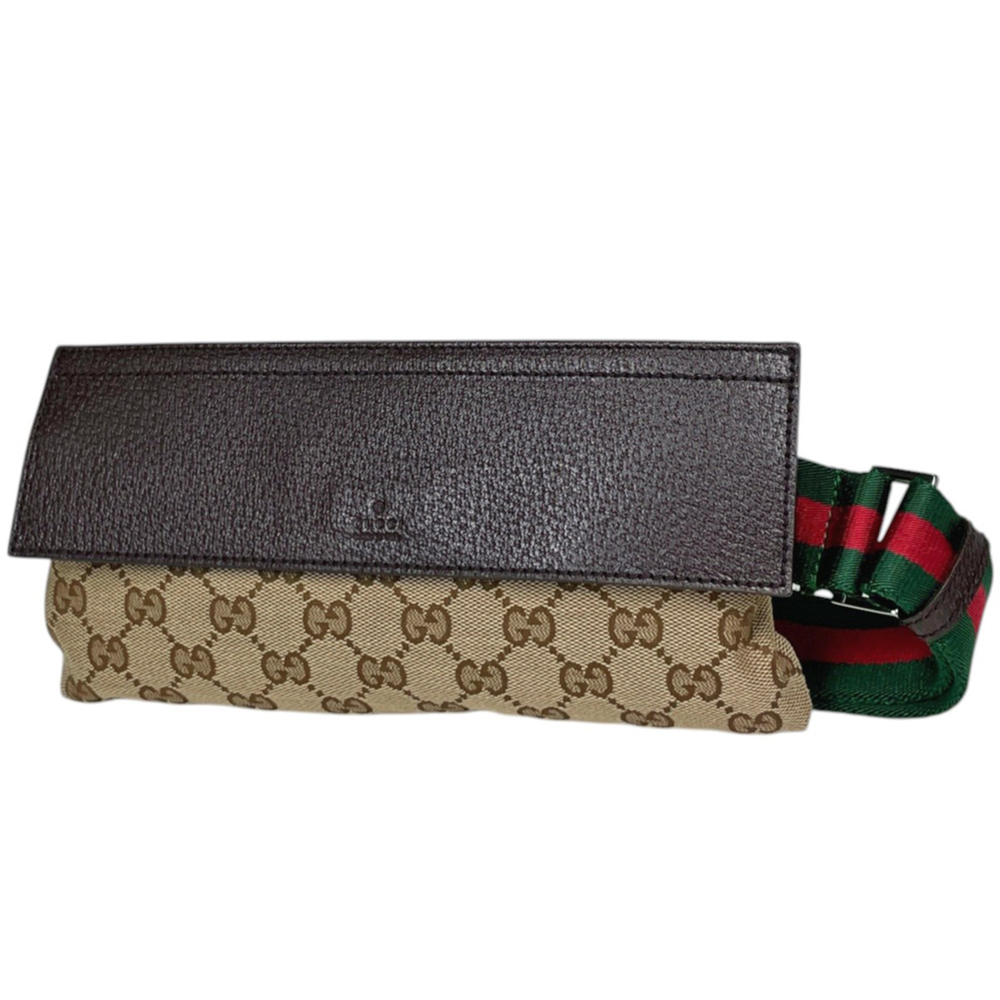 GUCCI Cream Canvas Fanny Pack